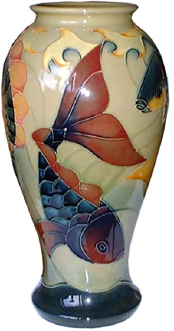Carp Vase - 12" 1991