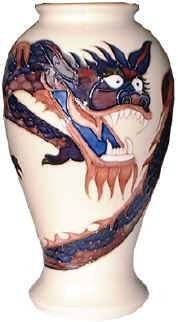 Dragon Vase - White Base
